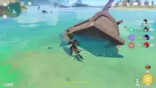Floating Wooden Crates in Inazuma