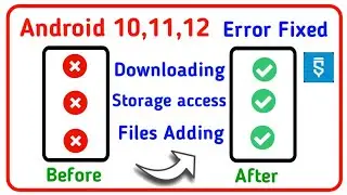 How to Add Android 11 Storage access in sketchware project | Add, Edit, Delete, Modify Files