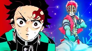 Tanjiro vs Akaza Fan Animation Demon Slayer Animation | Manga Animation | MMV Edit