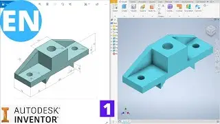 Autodesk Inventor | Tutorial for Beginners | Exercise 1