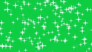 HD Green Screen | BIG TWINKLE STARS Effect done with After Effects