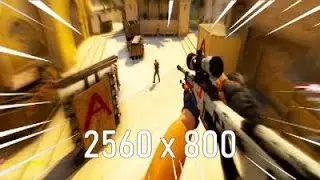 Using the most STRETCHED RESOLUTION on CSGO...