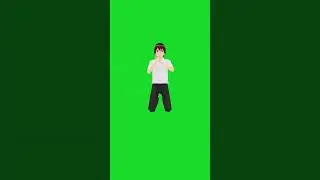 pray pose cartoon character part   (1)  copy right free #animation #animatedcartoon #greensceen