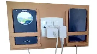 DIY Mobile Stand – DIY Wall Mounted Mobile Stand – Cardboard Mobile Stand