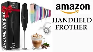 HOW TO USE AN ELECTRIC HANDHELD FROTHER | AMAZON FINDS!! 🍵