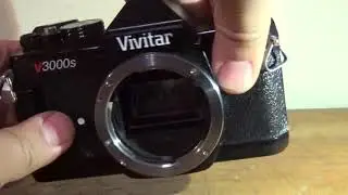 cámara fotográfica Vivitar V3000s de 35mm