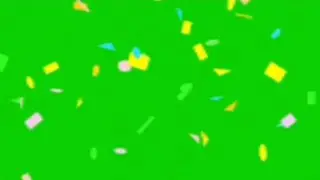 Confetti Green Screen Effects | Paper Blast Green Screen Effects | Free to use |