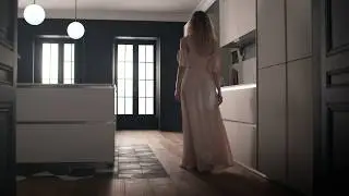 Une cuisine design sans poignée, signée Perene