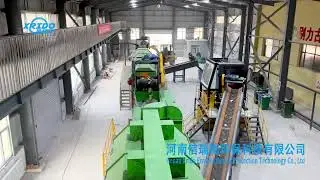 MSW sorting plant stale waste recycling plant MSW recycling plant