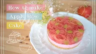 🌹 How to make Apple Rose cake! | yunisweets