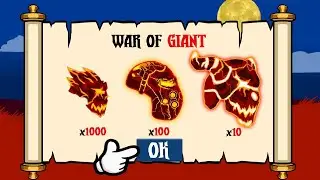 SUMMON ALL SKIN LAVA GIANT BOSS LAVA SPEAR UPGRADE 99999 POWER | STICK WAR LEGACY - BIFNONE