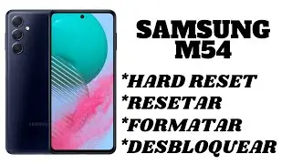 Dr.Celular - Samsung M54 - Hard Reset - Resetar - Formatar - Desbloquear