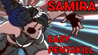 🔥 SAMIRA EASY PENTAKILL 🔥 | League of Legends animated