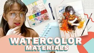 (Tagalog) The Complete Watercolor Painting Materials | Checklist for Beginners | CC Faye