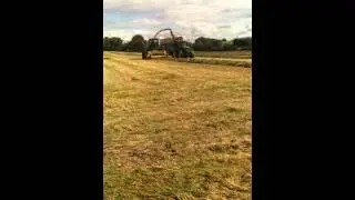 Pat Dunne at silage in Nenagh Co. Tipperary
