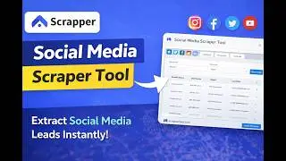 How to Use Social Media Scraper Tool (Step-by-Step Guide) | Extract Instagram & Facebook Leads