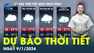 Dự báo thời tiết ngày 9/1/2024: Bắc Bộ chuyển mưa rét khi không khí lạnh tăng cường trở lại