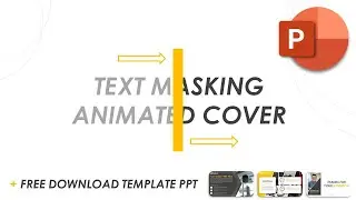Animasi Teks Masking Untuk JUDUL COVER!! | FREE DOWNLOAD TEMPLATE