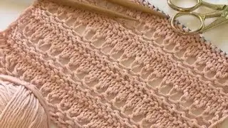 1 How To Knit Pattern   İki Şiş Örgü Modelleri