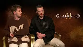 GLADIATOR II: Fred Hechinger and Joseph Quinn official movie interview | ScreenSlam