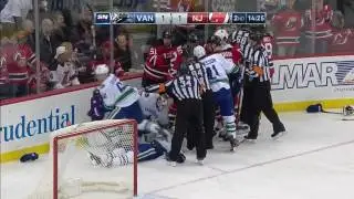 Taylor Hall With A Huge Hit On Philip Larsen