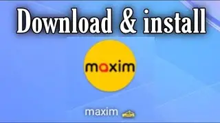 Cara Download & instal Maxim