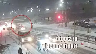 ДТП с пешеходом на перекрестке