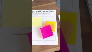 How to make custom sticky notes!