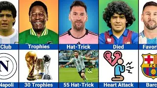 Comparison: Messi vs Pele vs Maradona