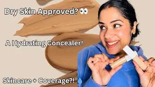 TEINT IDOLE ULTRA WEAR CARE & GLOW SERUM CONCEALER | Dry Skin Test & Wear!😍
