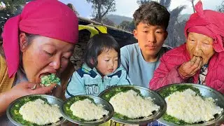 Organic Village Life: A Simple Meal, A Happy Family