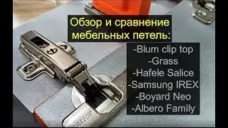 Какая петля самая крутая: Blum clip, Grass, Hafele salise, Samsung IREX, Boyard Neo, Alberov Family