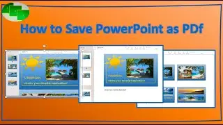 How to Save PowerPoint as PDF
