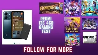 Redmi 13C | Gaming Test in 7 Popular Games 2024