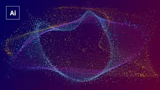 Sound Wave Particles in Adobe Illustrator