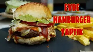 HAMBURGER TARİFİ 🍔EVDE EN  İYİ EKMEĞİ VE KÖFTESİ NASIL YAPILIR✅ Burger King - Whopper (Challenge)