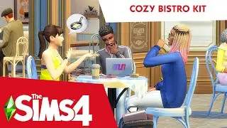 Lets Get Cozy! The Sims 4 Cozy Bistro Kit Mini-Review | The Sims 4 | #Sponsored