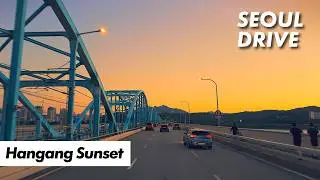 Lo-fi Jazz Hiphop Night Drive in Seoul 4K & City Bridges Night View 서울 드라이브 서울여행 야경 한강다리 강변북로