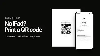 No iPad? How to Set Up QR Code Check-In | Quevo for Barbershops & Salons