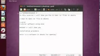 How To open RAR Files On Ubuntu / LinuxMint