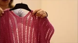 Simple crochet vest.