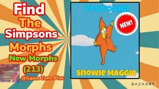 NEW UPDATE (213) How to find “Snowie Maggie” Morph in Find the Simpsons Game 
