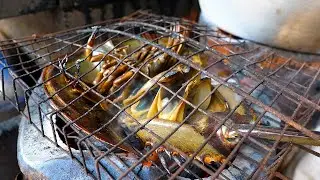 놀라운 태국 요리, 투구게 알 요리 Surprise thai food - horseshoe crab roe dish