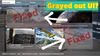 Msfs2020*Grayed out UI & No Live Weather or Multiplayer? Quick fix !