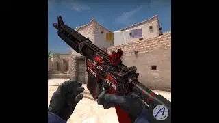M4A4 Converter Sticker Combo | CSGO (2024) #Shorts