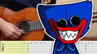 Poppy Playtime / Huggy Wuggy / OST / Guitarra Tutorial / Fácil / Cover