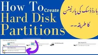 How to create Hard disk Partitions || hard disk partitions for Windows 7/8/10 || Hard Disk partition