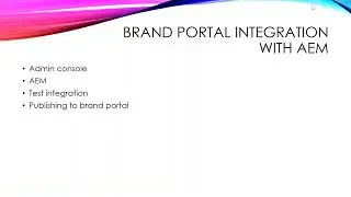 Integrate AEM with Brand Portal - Video 4