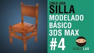 CREA UNA SILLA / MODELADO BÁSICO / 3DS MAX / PARTE #4