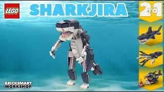 Sharkjira MOC LEGO 31088 2 to 1 Alternate Digital Build